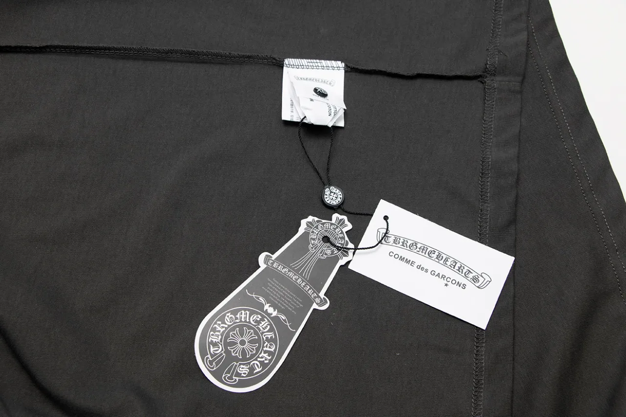 P140 Chrome Hearts Sanskrit Color Printed Short Sleeves Size: SMLXL Color: Gray